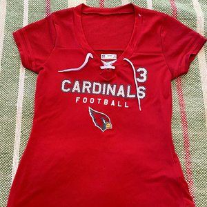 NFL AUTHENTIC/OFFICAL WOMENS TEAM APPAREL - CARDINALS FOOTBALL JERSEY